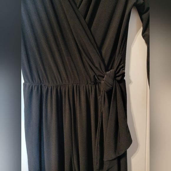 NIK & NASH stunning Long Sleeve Black jumpsuit Size M - Picture 2 of 5